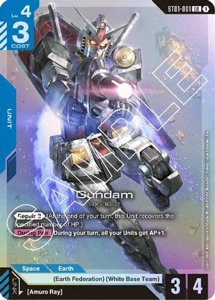 Gundam (ST01-001) - Starter Deck 01 Heroic Beginnings Holofoil