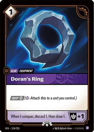 Doran's Ring (124/221) - Riftbound Organized Play Promotional Cards Foil