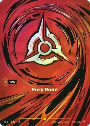 Fury Rune (R01a) (R01a) - Vendetta Foil