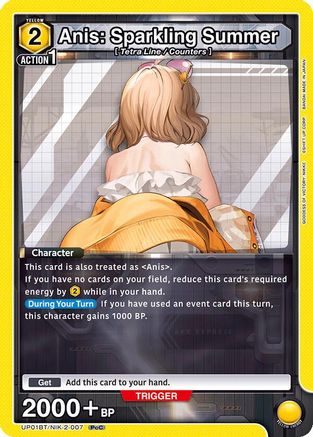 Anis: Sparkling Summer (007) (UP01BT/NIK-2-007) - UP01BT GODDESS OF VICTORY NIKKE Precious Booster Foil