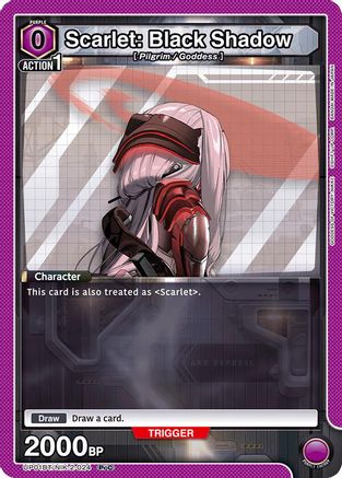 Scarlet: Black Shadow (024) (UP01BT/NIK-2-024) - UP01BT GODDESS OF VICTORY NIKKE Precious Booster Foil