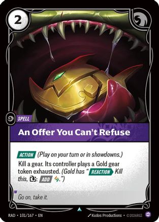 An Offer You Can't Refuse (101/167) - Radiance Foil