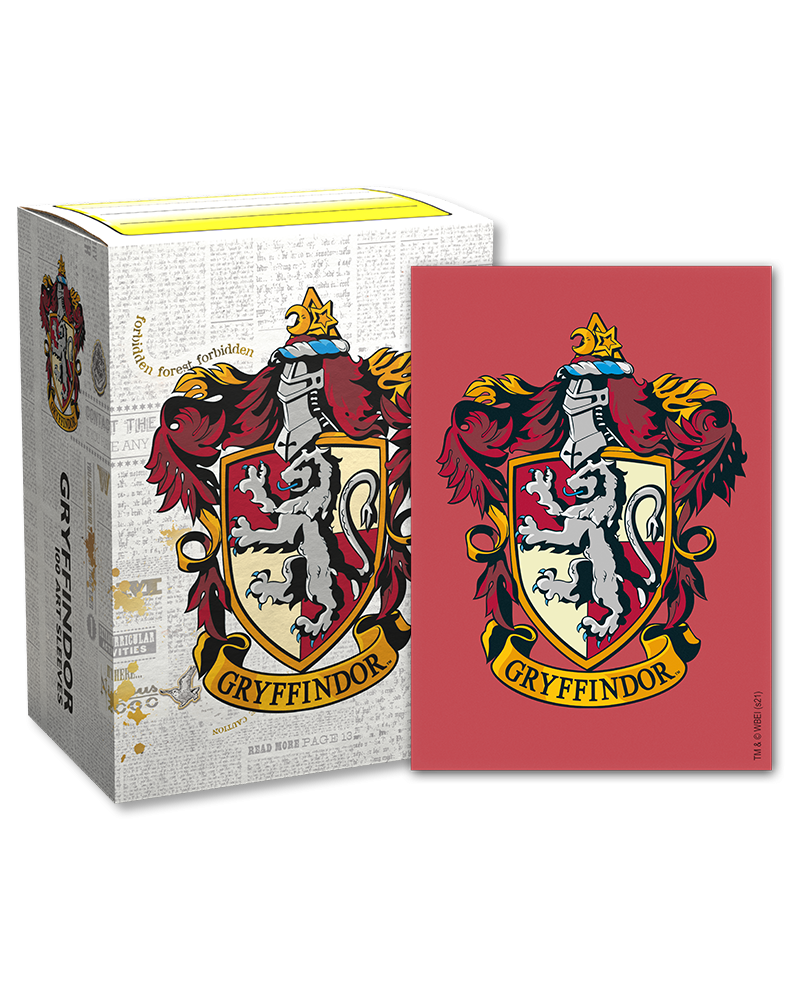 Dragon Shield - Harry Potter Gryffindor brushed art sleeves
