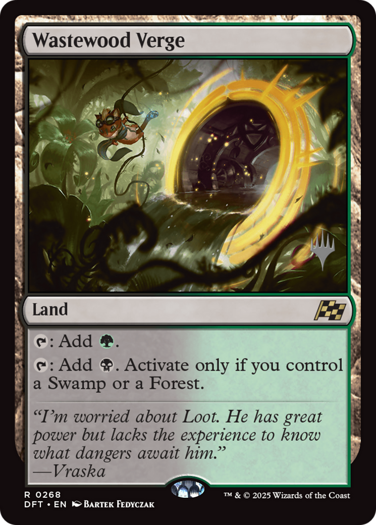 Wastewood Verge (PPDFT-268) [Promo Pack: Aetherdrift] Foil