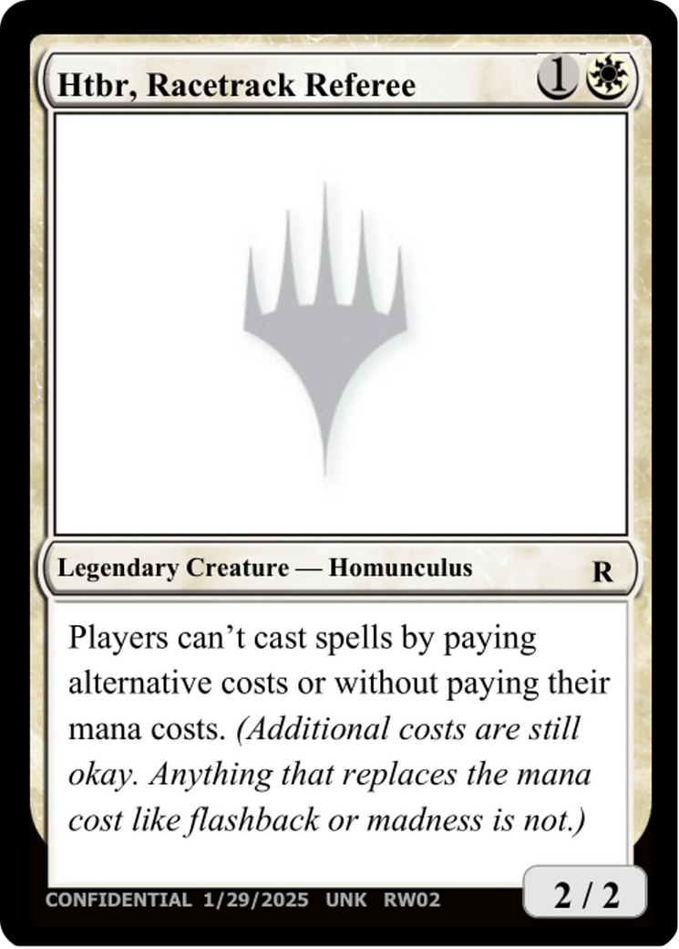 Htbr, Racetrack Referee (UNK-RW02) [Un-Known Event Playtest Cards]