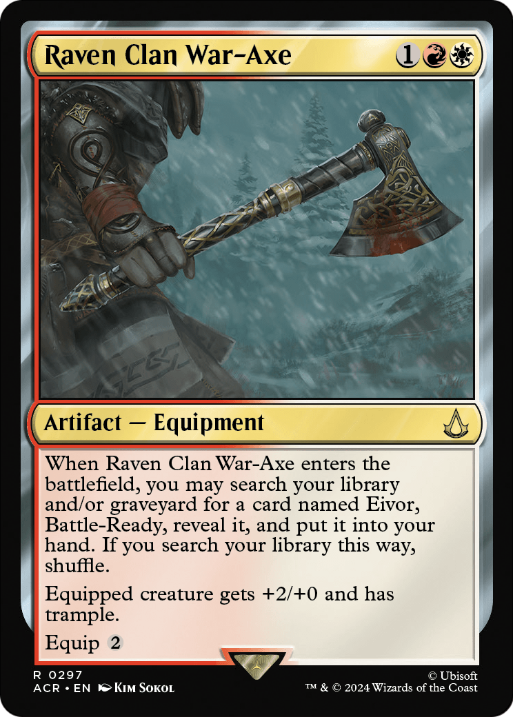 Raven Clan War-Axe (ACR-297) [Assassin's Creed]