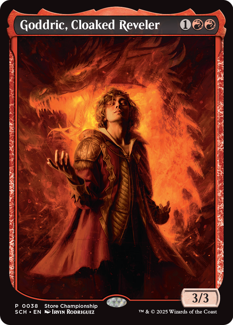 Goddric, Cloaked Reveler (GAME-038) [Game Day & Store Championship Promos]