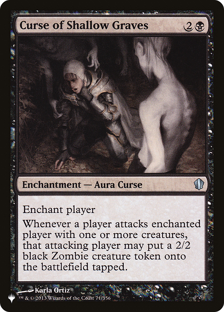 Curse of Shallow Graves (LIST-71/356) [The List]