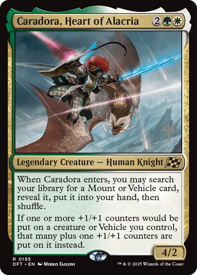 Caradora, Heart of Alacria (PPDFT-195) [Promo Pack: Aetherdrift]
