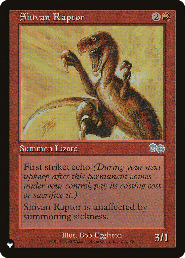 Shivan Raptor (LIST-215/350) [The List]