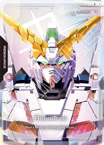 R-003: Resource (Unicorn Gundam) - Resource - Colorless - Common+