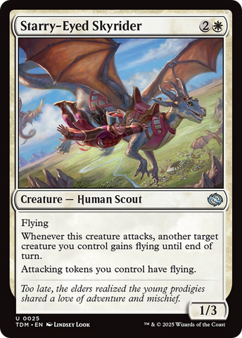 Starry-Eyed Skyrider [Tarkir: Dragonstorm]