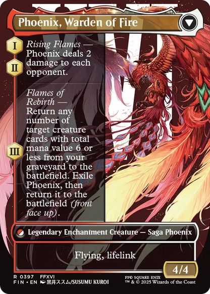 Joshua, Phoenix's Dominant (Borderless) (FIN-397) [FINAL FANTASY] Foil