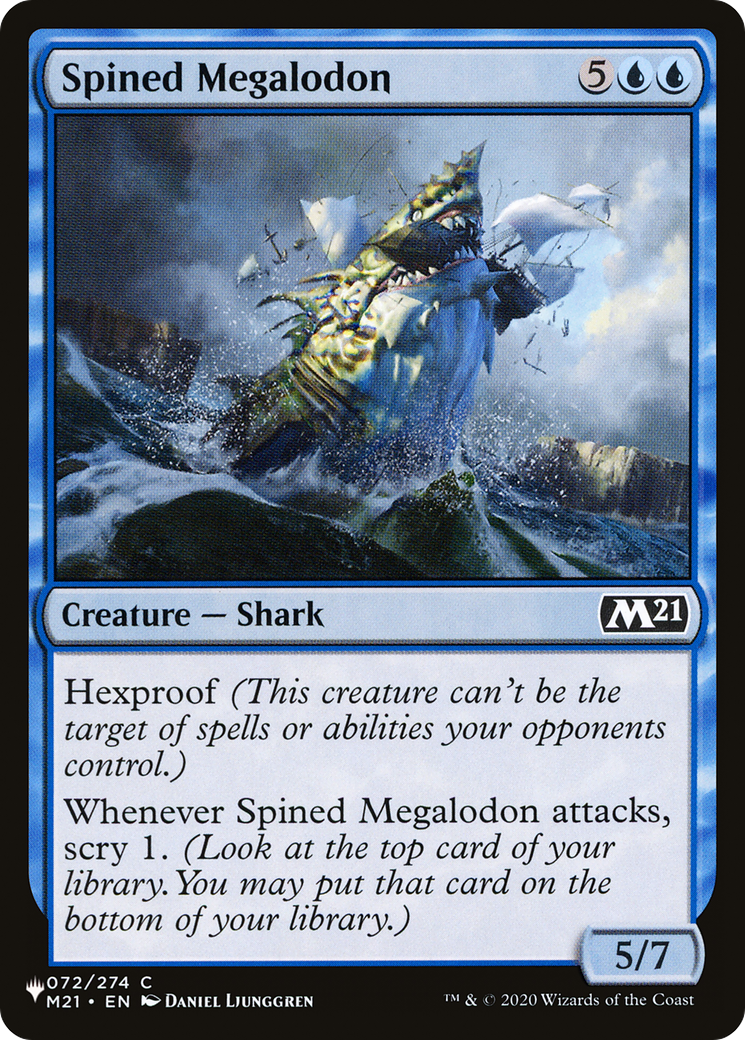 Spined Megalodon (LIST-072/274) [The List]