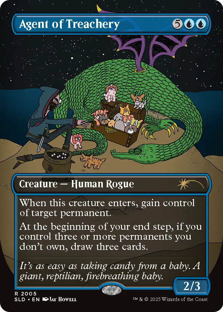 Agent of Treachery (SLD-2005) (Borderless) [Secret Lair Drop]