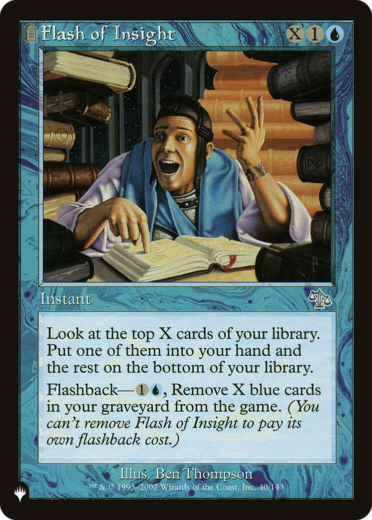 Flash of Insight (LIST-40/143) [The List]