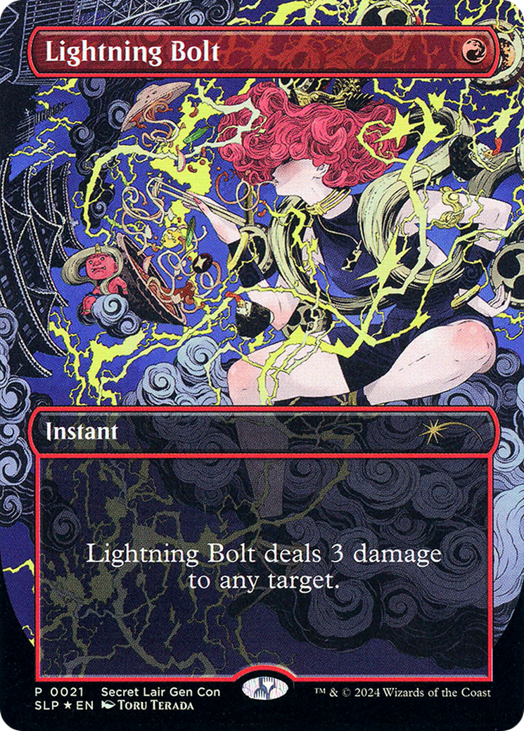 Lightning Bolt (SLP-021) [Secret Lair Showdown] Foil