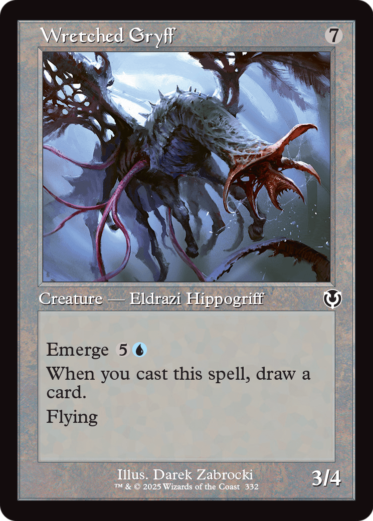 Wretched Gryff (Retro Frame) (INR-332) [Innistrad Remastered] Foil