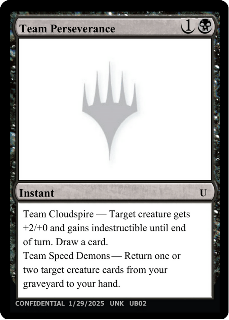 Team Perseverance [Un-Known Event Playtest Cards]
