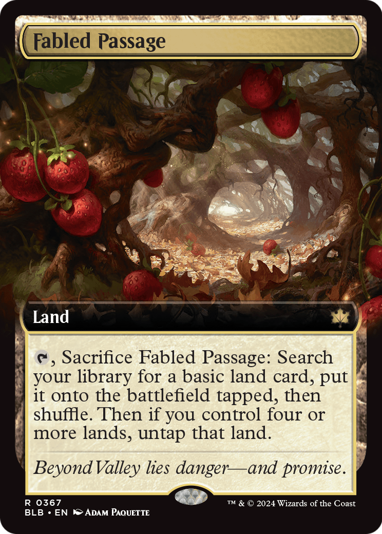 Fabled Passage (Extended Art) (BLB-367) [Bloomburrow] Foil