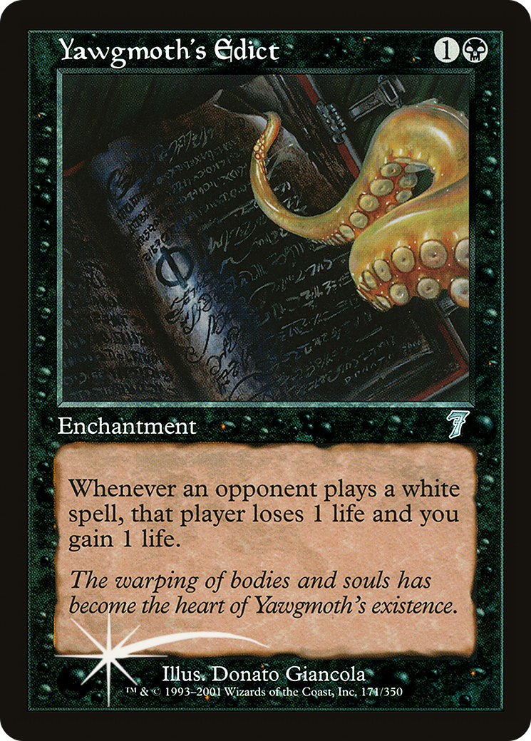 Yawgmoth's Edict (7ED-171) [7th Edition]