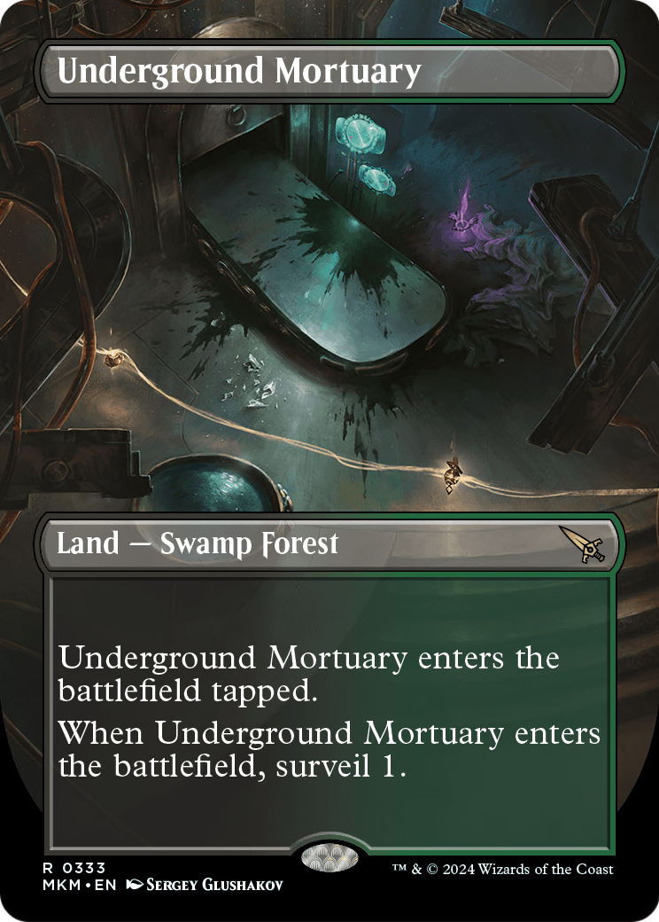 Underground Mortuary (Borderless) (MKM-333) [Murders at Karlov Manor]