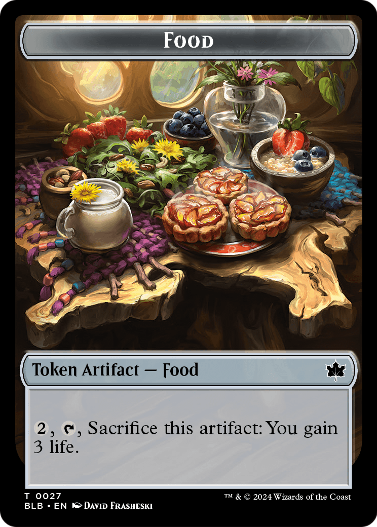Food Token (BLB-027) [Bloomburrow Tokens] Foil