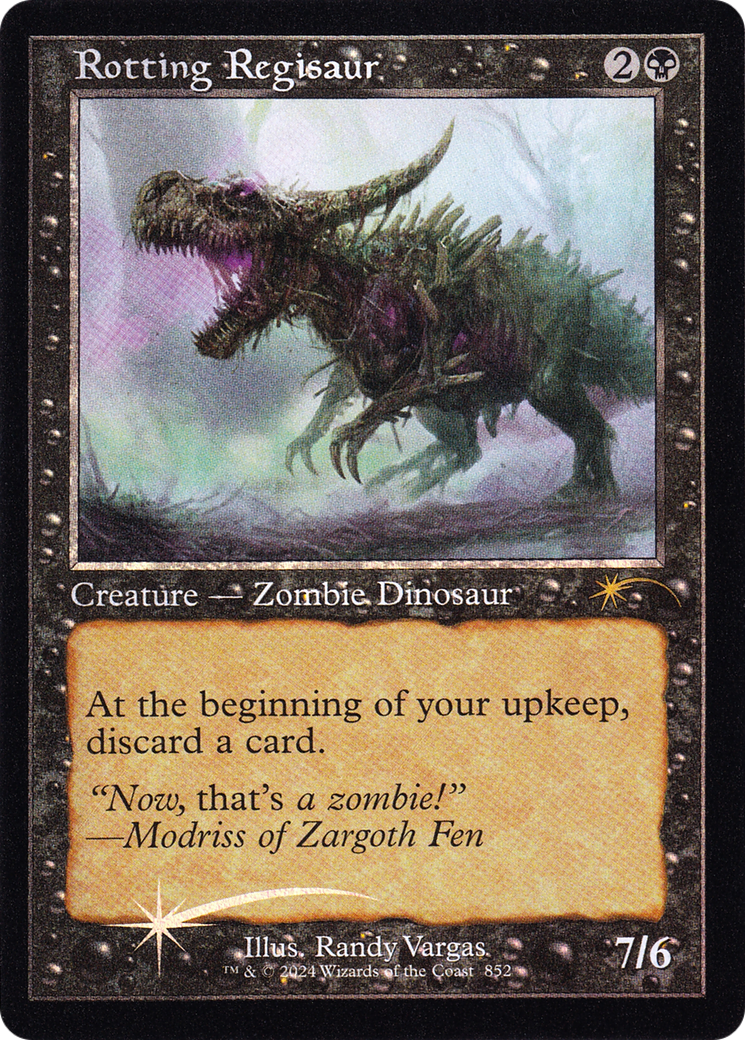 Rotting Regisaur (Retro Frame) (SLD-852) [Secret Lair Drop] Foil