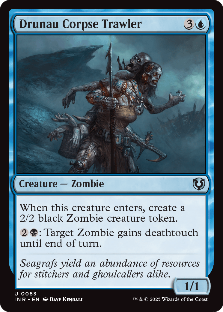 Drunau Corpse Trawler (INR-063) [Innistrad Remastered] Foil