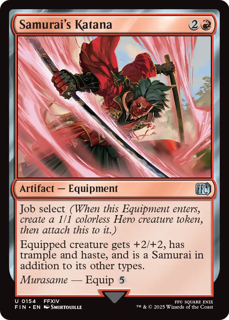 Samurai's Katana (FIN-154) [FINAL FANTASY] Foil
