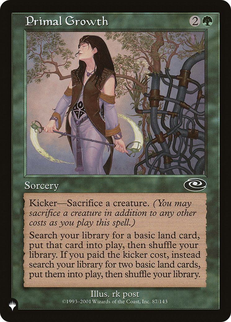 Primal Growth (LIST-87/143) [The List]