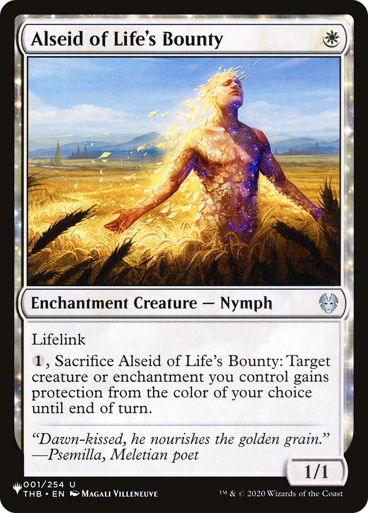 Alseid of Life's Bounty (LIST-001/254) [The List]