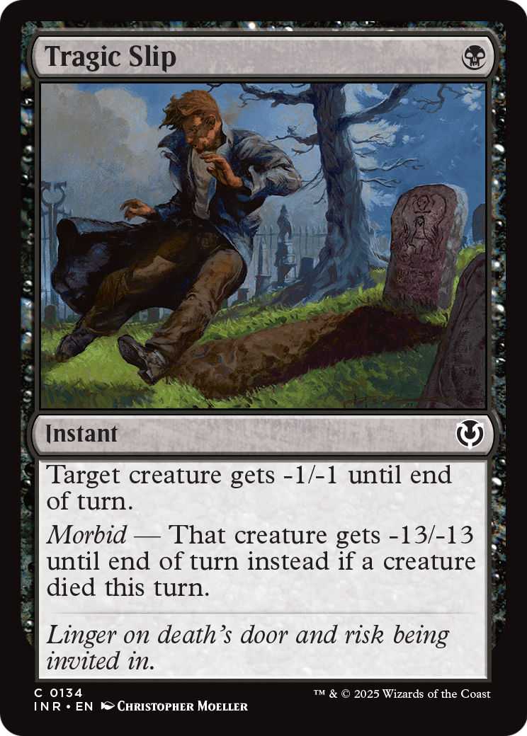 Tragic Slip (INR-134) [Innistrad Remastered] Foil