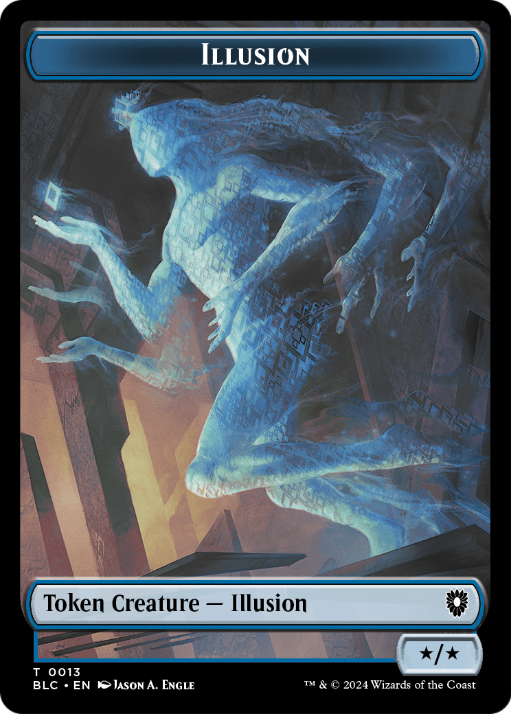 Illusion (TBLC-013) [Bloomburrow Commander Tokens] Foil