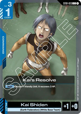 Kai's Resolve — Starter Deck 01: Heroic Beginnings [ST01]