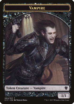 Vampire // Zombie Double-sided Token (C17-4 // 5) [Commander 2017]