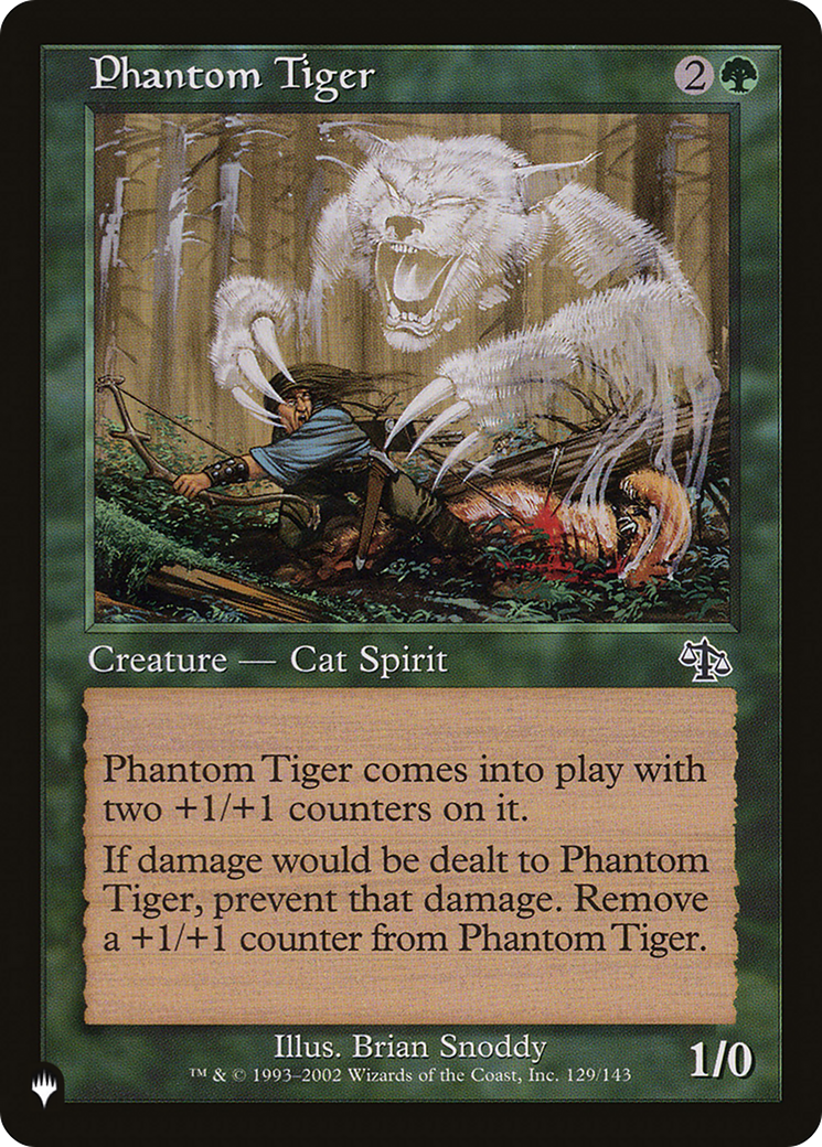 Phantom Tiger (LIST-129/143) [The List]
