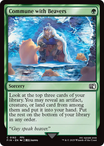 Commune with Beavers [FINAL FANTASY]