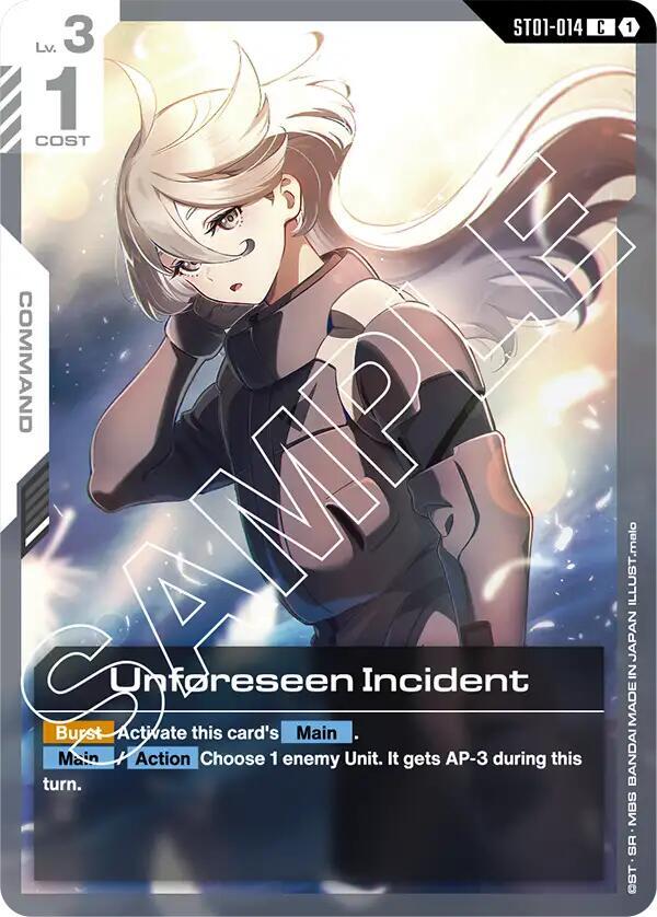 Unforeseen Incident — Starter Deck 01: Heroic Beginnings [ST01]