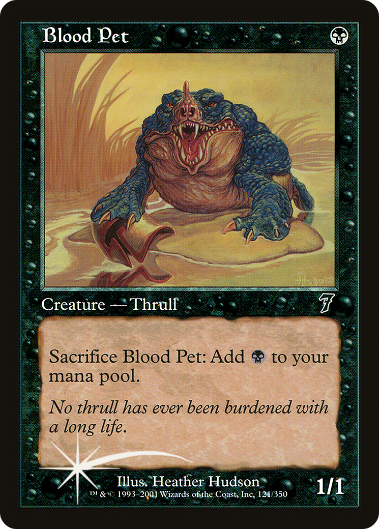 Blood Pet (7ED-121) [7th Edition] Foil