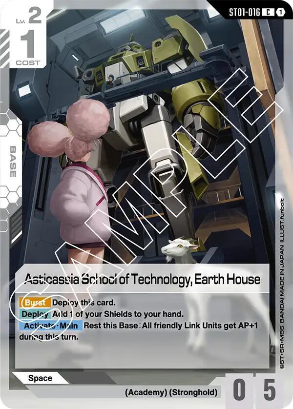 Asticassia School of Technology, Earth House — Starter Deck 01: Heroic Beginnings [ST01]