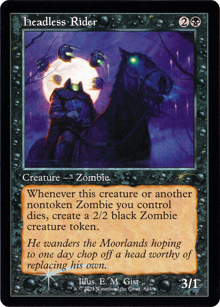 Headless Rider (Retro Frame) (SLD-844) [Secret Lair Drop] Foil