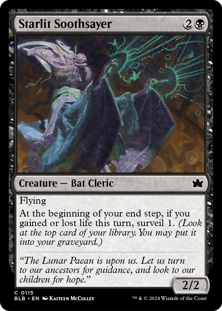 Starlit Soothsayer (BLB-115) [Bloomburrow]