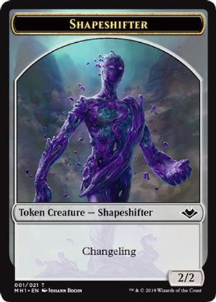 Shapeshifter // Angel Double-Sided Token (MH1-1 // 2) [Modern Horizons]