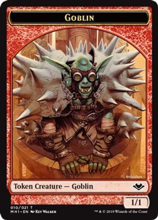 Goblin // Bear Double-Sided Token (MH1-10 // 11) [Modern Horizons]