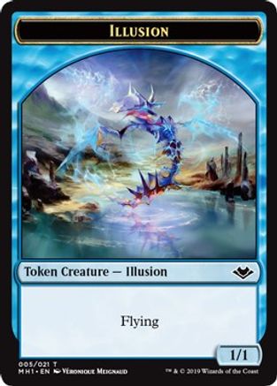 Illusion // Elemental (009) Double-Sided Token (MH1-5 // 9) [Modern Horizons]