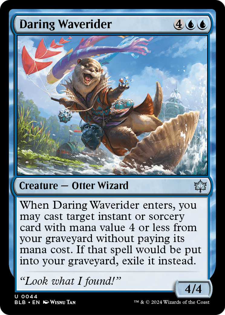 Daring Waverider (BLB-044) [Bloomburrow] Foil
