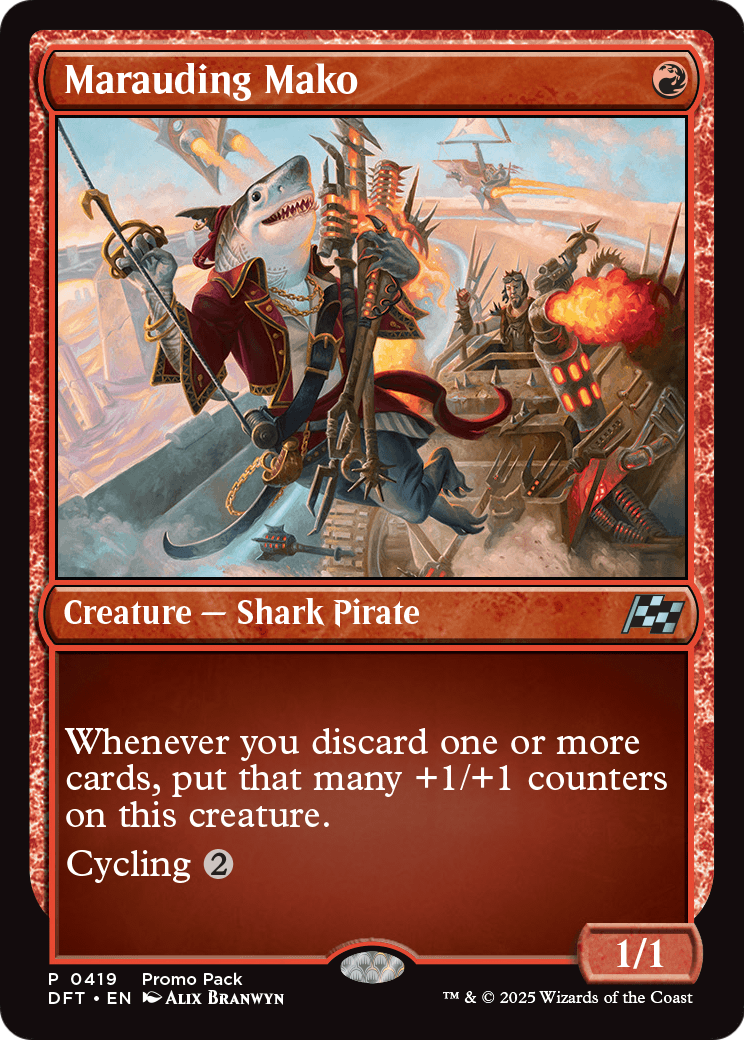 Marauding Mako (PPDFT-419) [Promo Pack: Aetherdrift] Foil