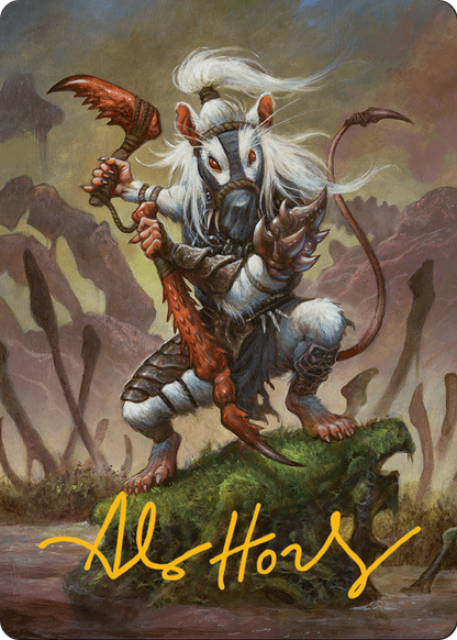 Ink-Eyes, Servant of Oni // Ink-Eyes, Servant of Oni (ABLB-050) (Borderless) [Bloomburrow Art Series] Foil