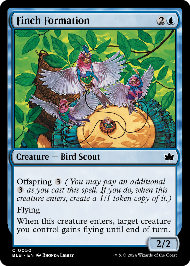 Finch Formation (BLB-050) [Bloomburrow] Foil